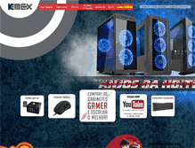Tablet Screenshot of kmex.com.br